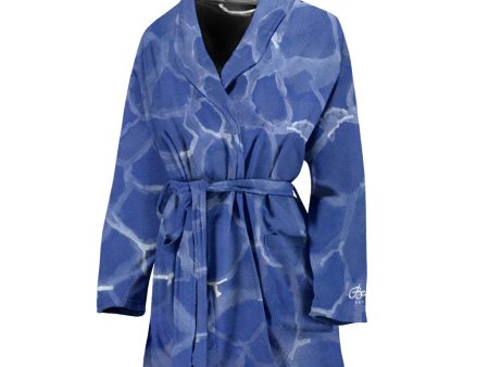 Blue Pool Bath Robe - Women Supply