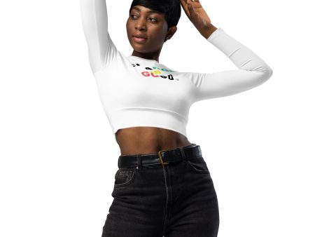 Change is Good Recycled long-sleeve crop top Hot on Sale