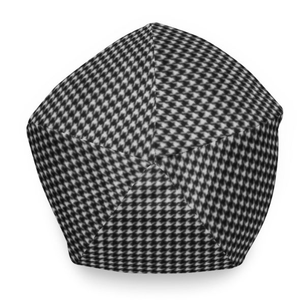 BW Houndstooth All-Over Print Beanie on Sale