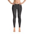 Charcoal Grey Tire Scribble Leggings Sale