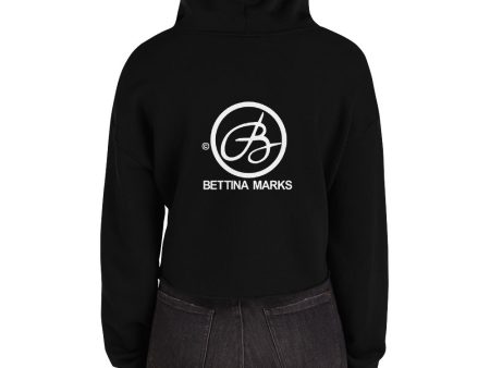 Bettina Marks Logo Crop Hoodie Fashion