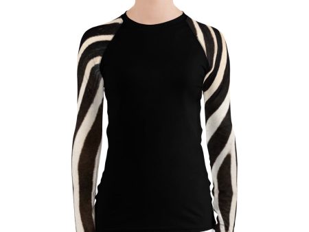 Zebra Long Sleeve Tops Online now