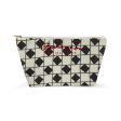 B&W Checkerboard Accessory Pouch T-Bottom For Sale