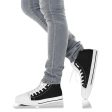 Black Signature High Top Sneakers For Cheap