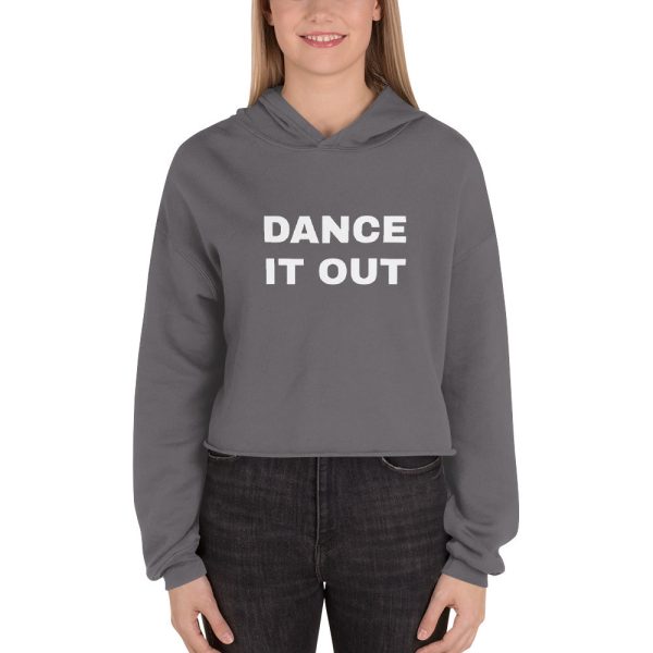 Dance It Out Crop Hoodie - Women For Cheap