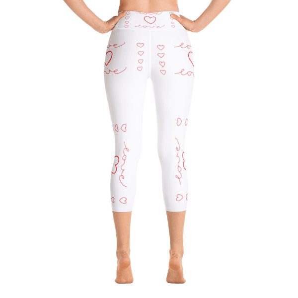 Yoga LOVE Capri Leggings For Cheap