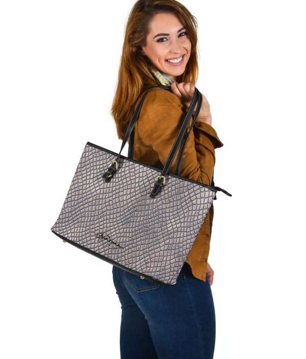 Croc Print Large Tote Bag Supply