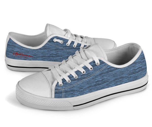 Blue Camouflage Lava Low Top Sneakers For Cheap