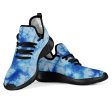 Blue Tie Dye Mesh Knit Sneakers Fashion