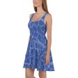 Blue Pool Skater Dress For Discount