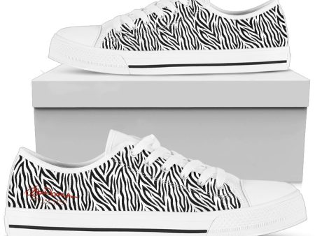 Zebra Low Top Sneakers Supply