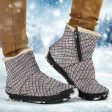 Croc Print Winter Boots Hot on Sale