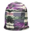 Abstract Collage All-Over Print Beanie Sale