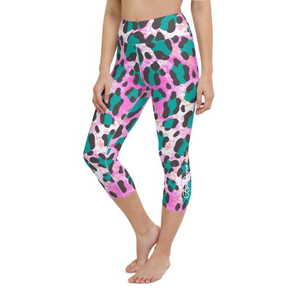 Dayglo Yoga Capri Leggings Supply