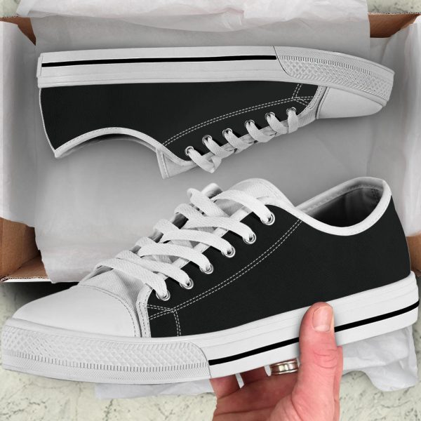 Black Signature Low Top Sneakers Supply