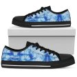 Blue Tie Dye Low Top Sneakers Online Hot Sale