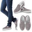 Croc Print Slip On Sneakers on Sale