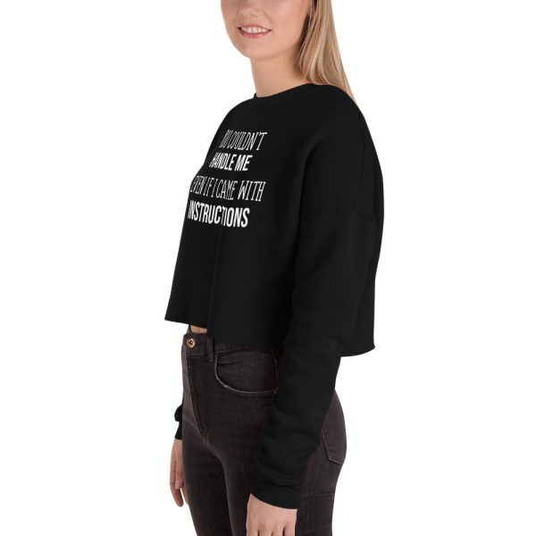 Crop Sweatshirt (Can t Handle Me) Discount