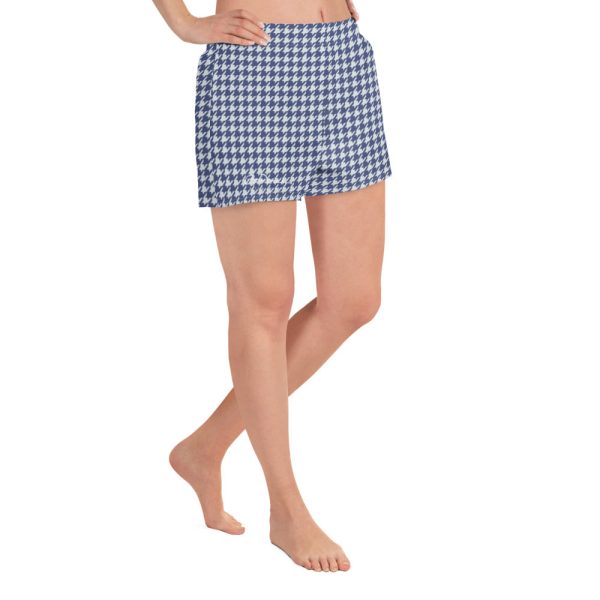 Women s Navy Blue White AthleticShorts Online Sale