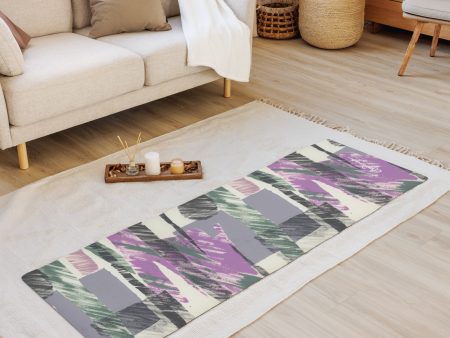 Abstract Collage Yoga Mat For Cheap