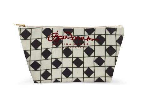 B&W Checkerboard Accessory Pouch T-Bottom Sale