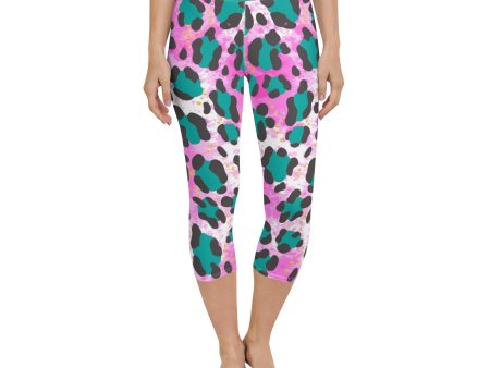 Dayglo Yoga Capri Leggings Supply