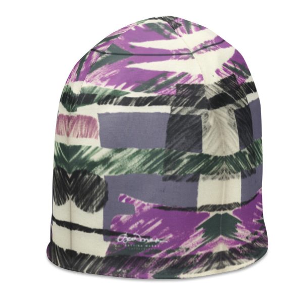 Abstract Collage All-Over Print Beanie Sale