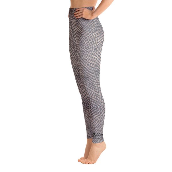 Croc Print Yoga Leggings Hot on Sale