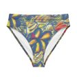 Bora Bora Tropical  Recycled high-waisted bikini bathing suit bottom Hot on Sale