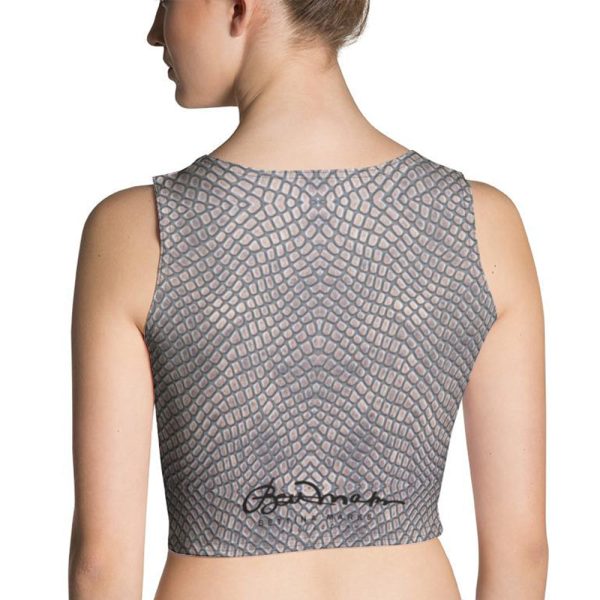 Croc Print Crop Top Online Sale