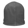 BW Houndstooth All-Over Print Beanie on Sale