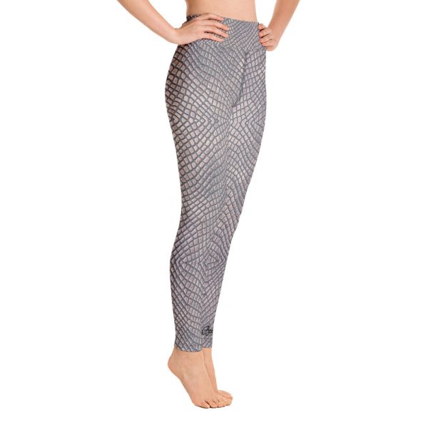 Croc Print Yoga Leggings Hot on Sale