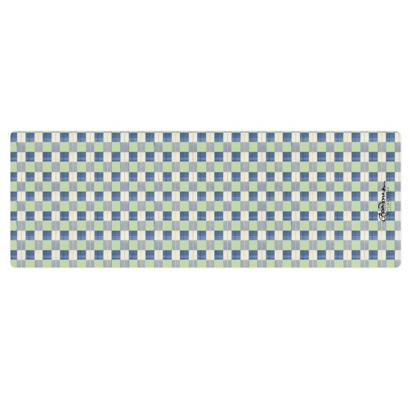 Checkerboard Plaid Yoga mat Supply