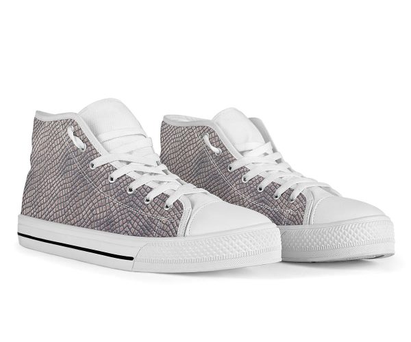 Croc Print High Top Sneakers on Sale