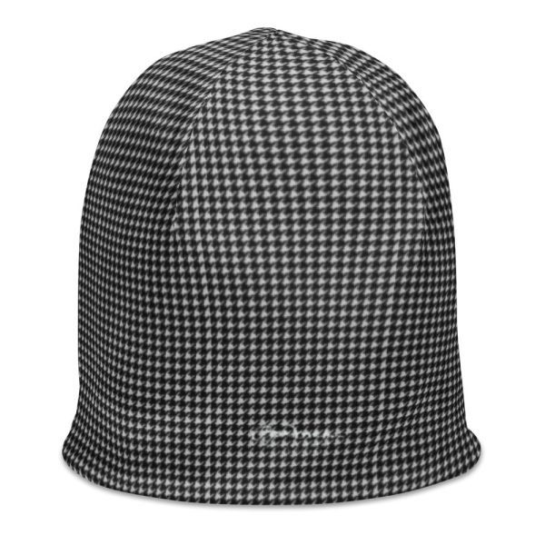 BW Houndstooth All-Over Print Beanie on Sale