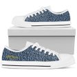 Blue Zebra Low Top Sneakers For Cheap