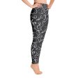 B&W Squiggles Yoga Leggings Supply