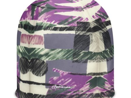 Abstract Collage All-Over Print Beanie Sale