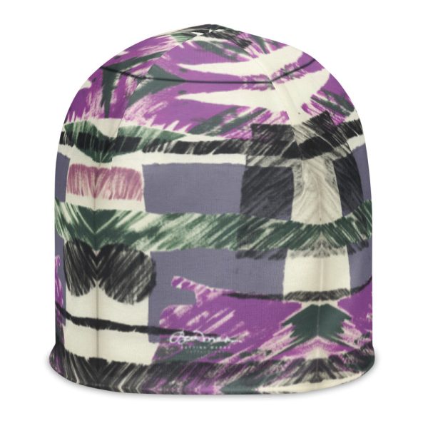 Abstract Collage All-Over Print Beanie Sale