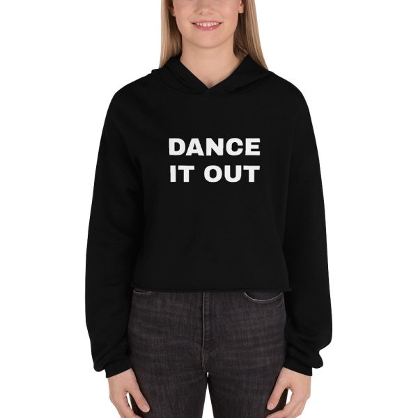 Dance It Out Crop Hoodie - Women For Cheap