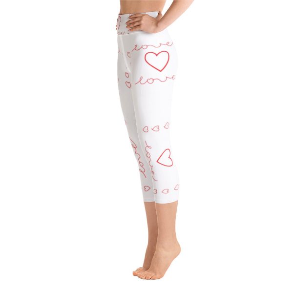 Yoga LOVE Capri Leggings For Cheap