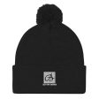 Black B logo Pom-Pom Beanie Online Hot Sale