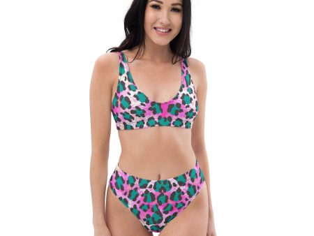 Dayglo Recycled high-waisted bikini Cheap