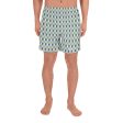 Checkerboard Plaid Men s Athletic Long Shorts Online Sale