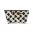 B&W Checkerboard Accessory Pouch T-Bottom For Sale