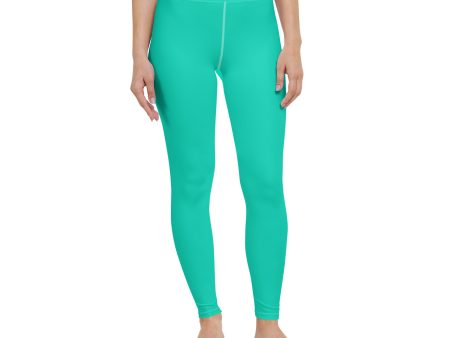 Aegean Blue Yoga Leggings Online now