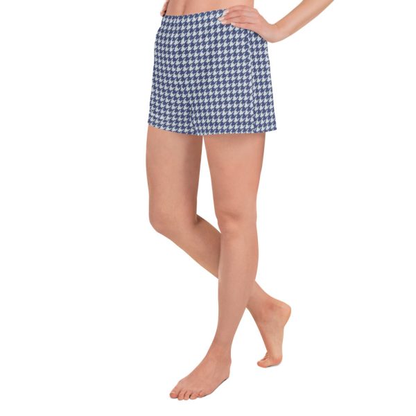 Women s Navy Blue White AthleticShorts Online Sale